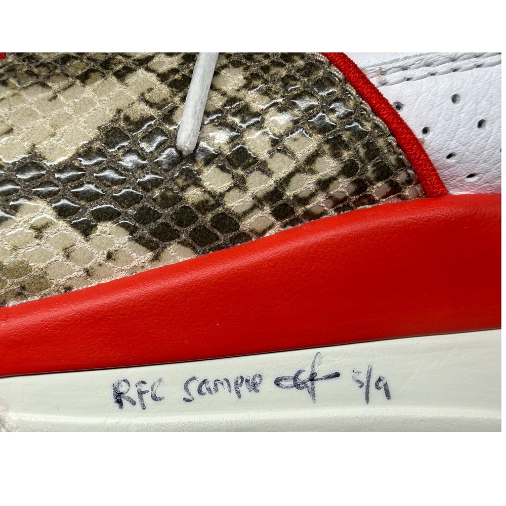 Nike Air Flight 89 Low SP Sample White Habanero Red Sail Size 9 RARE‎ - Picture 9 of 14